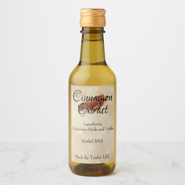 Cinnamon Extract Custom Label (Front)