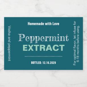Cinnamon Extract Modern Label Sticker VLL1rt