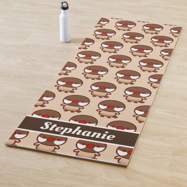 Cinnamon Java Sparrow Yoga Mat (In Situ)