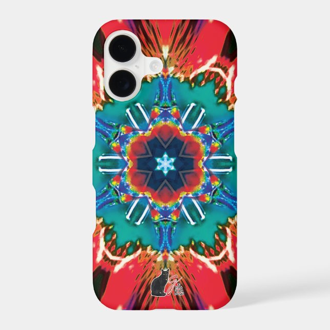 Cinnamon Kaleidoscope iPhone Case (Back)