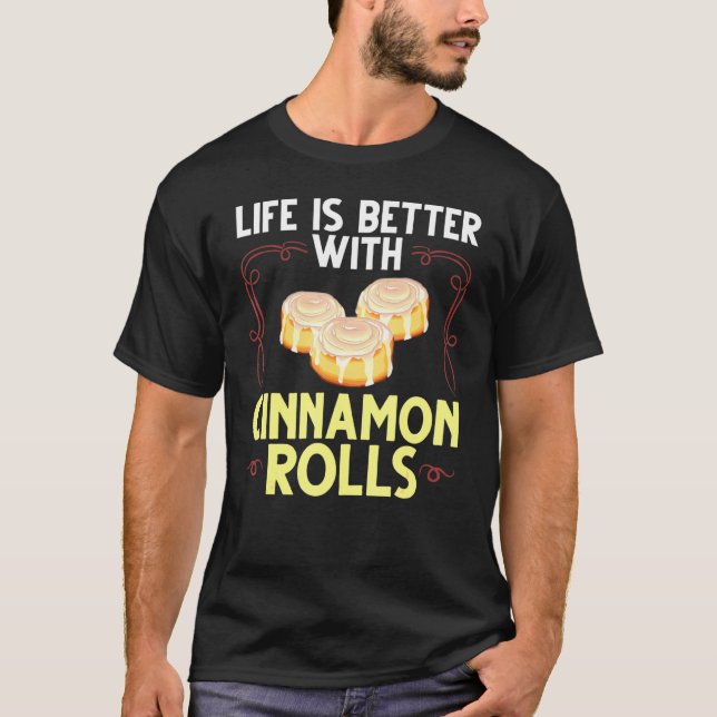 Cinnamon Roll Buns Recipe Gluten Free Keto 1 T-Shirt (Front)