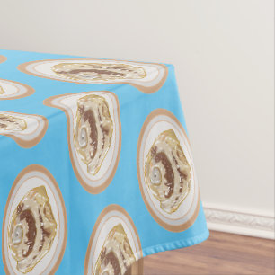 Cinnamon roll cartoon illustration tablecloth