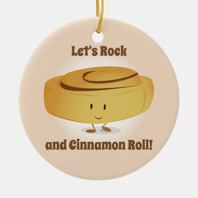 Cinnamon Roll Character | Ornament (Front)