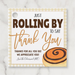 Cinnamon Roll Gift Tag