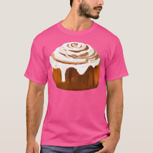 Cinnamon Roll Halloween Bread Cosplay Food T-Shirt