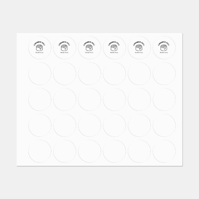 Cinnamon roll the best of all (Sheet)