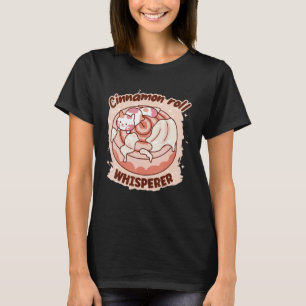 Cinnamon Roll Whisperer Cat Cinnamon Roll Baking T-Shirt
