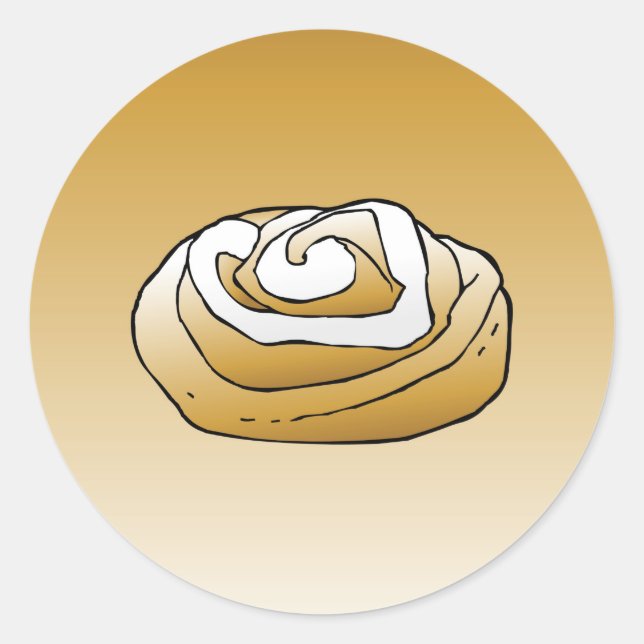 Cinnamon Rolls Classic Round Sticker (Front)