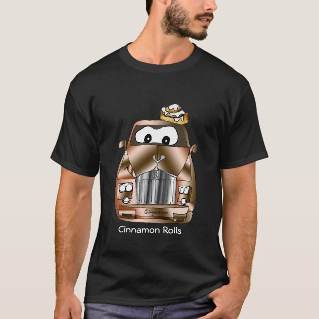 Cinnamon Rolls (Royce) DARK T Shirt and Apparel (Front)