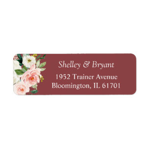 Cinnamon Rose Blush Pink Watercolor Floral