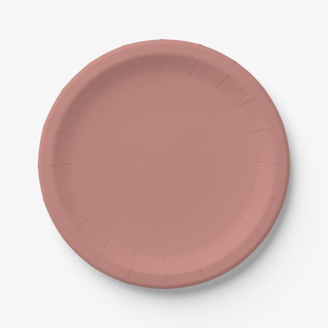 Cinnamon Rose Paper Plates (Front)