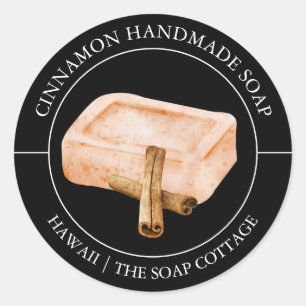 Cinnamon Soap label