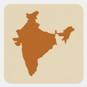 Cinnamon Spice Moods India Square Sticker
