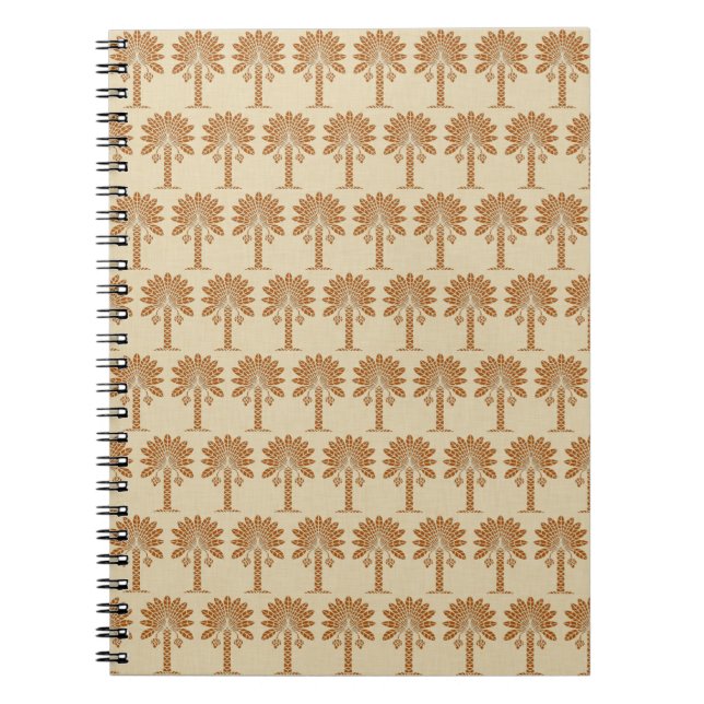 Cinnamon Spice Moods Palm Notebook (Front)