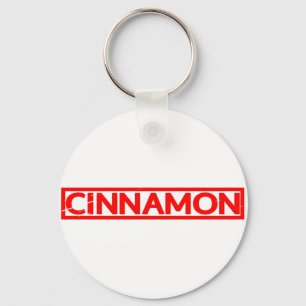 Cinnamon Stamp Key Ring