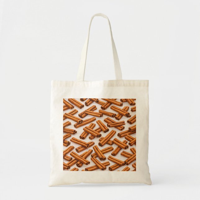 Cinnamon Sticks Pattern Tote Bag (Front)