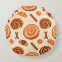 Cinnamon Swirls Throw Blanket – Warm Autumn