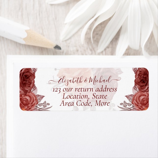 Cinnamon Terracotta FALL Floral Botanical WEDDING (Insitu)