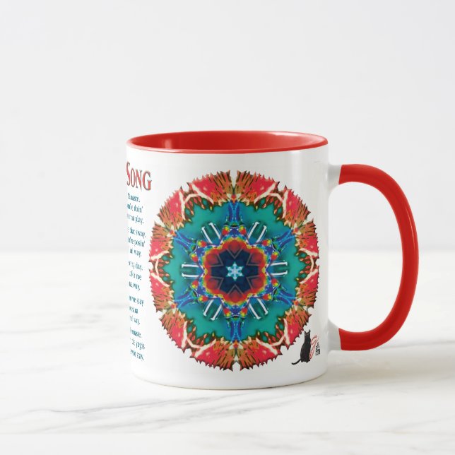 Cinnamon Yoga Song Mug (Right)
