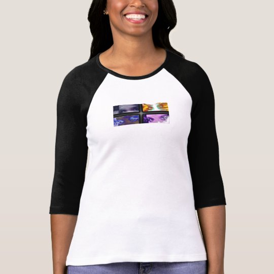 Cinnamongrrl Eyes Ladies 3/4 Sleeve Raglan T-Shirt