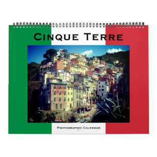 cinque terre 2025 large calendar