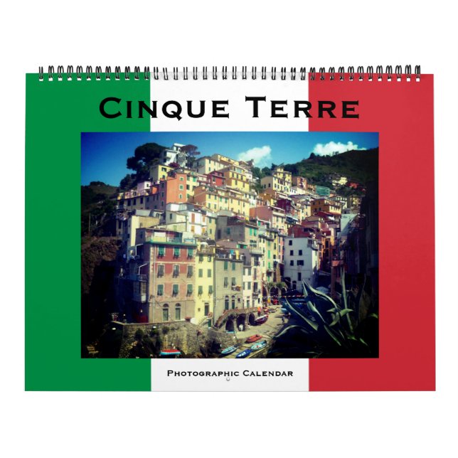 cinque terre 2026 large calendar (Cover)