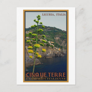 Cinque Terre - Century Plant Postcard