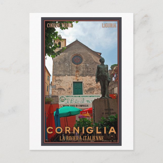 Cinque Terre - Corniglia Postcard (Front)