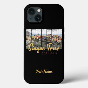 Cinque Terre Corniglia Riomaggiore Italian Vintage iPhone 13 Case