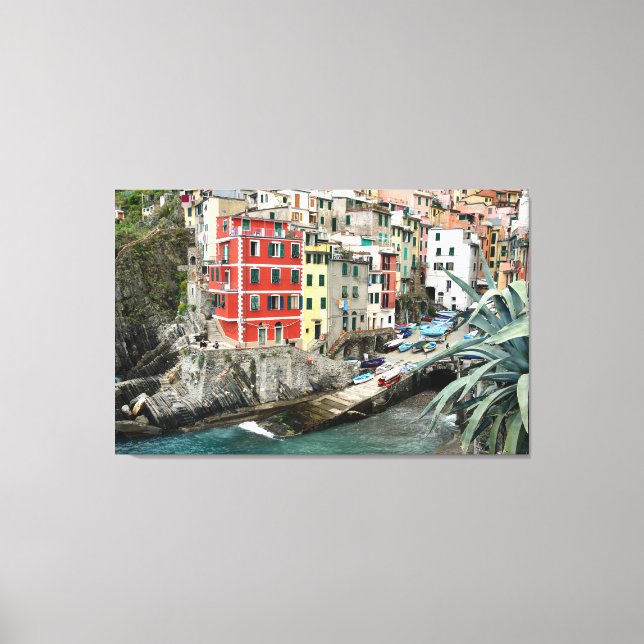 Cinque Terre, Italy Canvas Print (Front)
