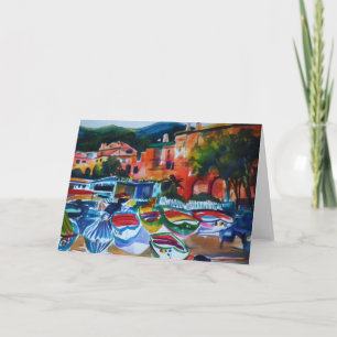 Cinque Terre Italy Greeting Card