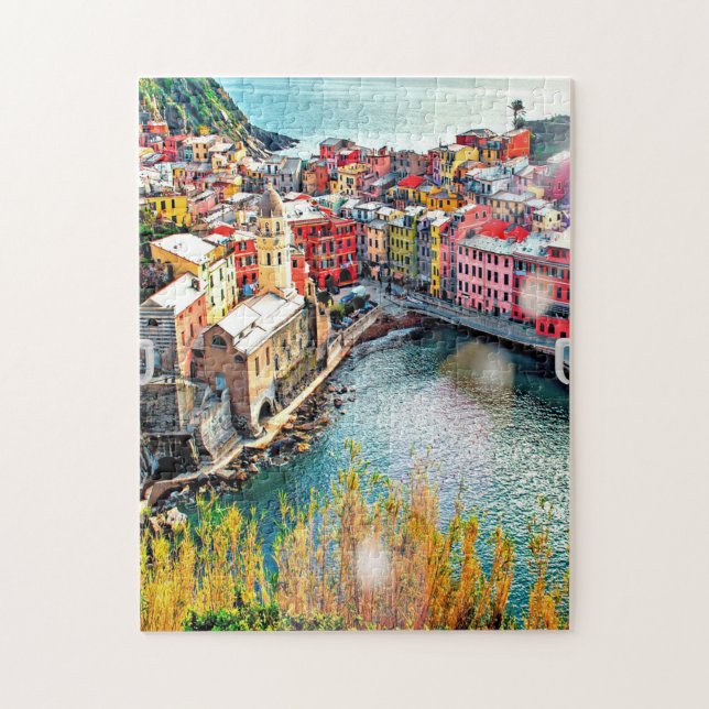 Cinque Terre Italy Jigsaw Puzzle (Vertical)