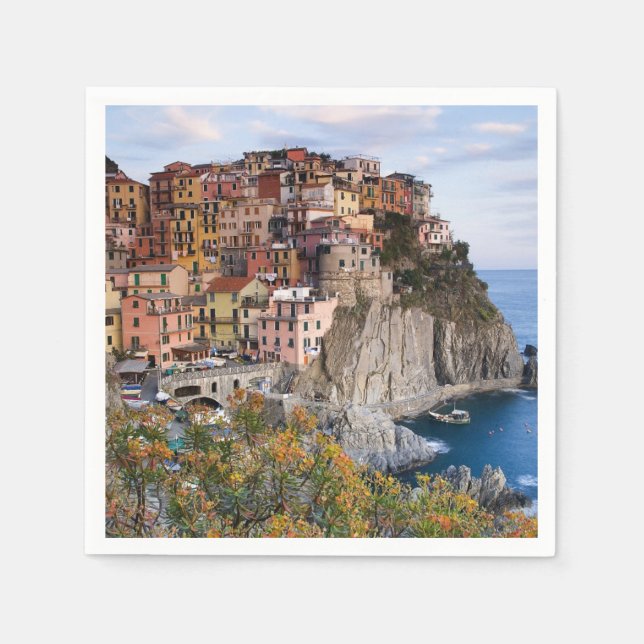 Cinque Terre, Italy Napkin (Front)