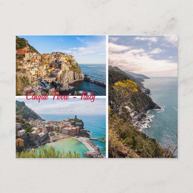 Cinque Terre, Italy Postcard (Front)