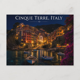 Cinque Terre Italy Postcard