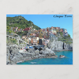 Cinque Terre, Italy Postcard