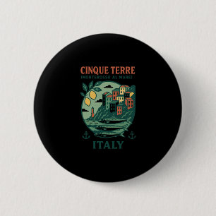 Cinque Terre Italy Souvenir Monterosso Al Mare Tra 6 Cm Round Badge