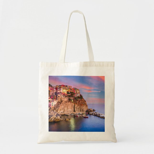 Cinque Terre Italy Tote Bag (Front)