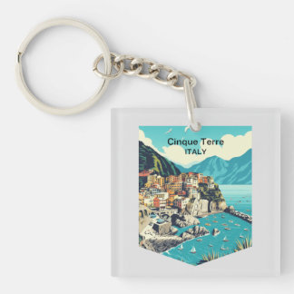 Cinque Terre Italy, Travel Key Ring
