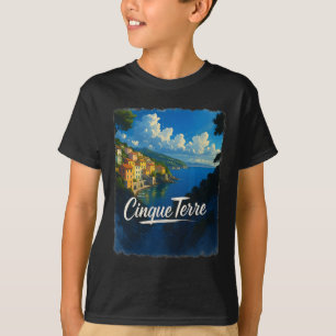 Cinque Terre Italy Vacation Vernazza Monterosso Tr T-Shirt