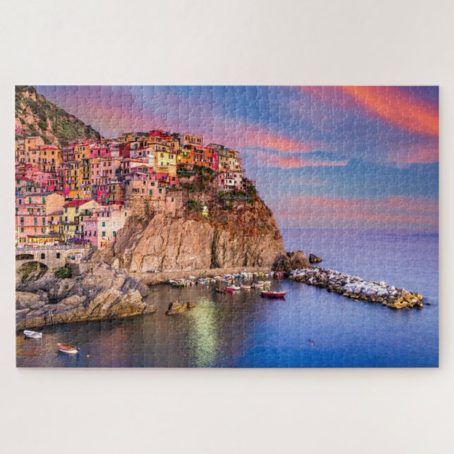 Cinque Terre Italy – Vibrant Coastal Views Jigsaw Puzzle (Horizontal)