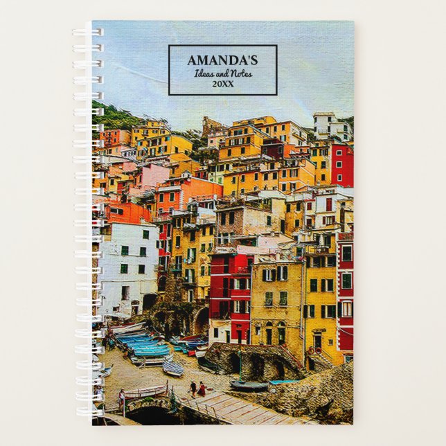 Cinque Terre Liguria Italy Europe Travel Planner (Front)