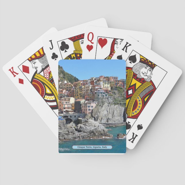 Cinque Terre, Liguria, Italy Playing Cards (Back)