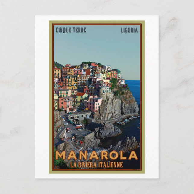 Cinque Terre - Manarola Postcard (Front)