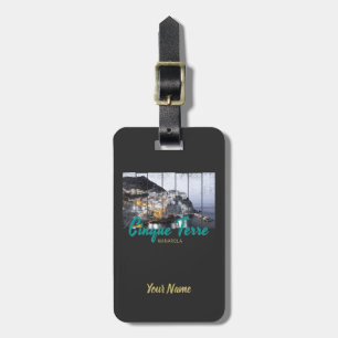 Cinque Terre Manarola Riomaggiore Italian vintage  Luggage Tag