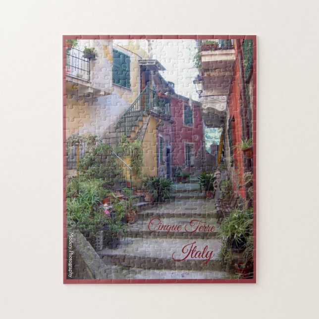 Cinque Terre (Monterosso Street) Jigsaw Puzzle (Vertical)