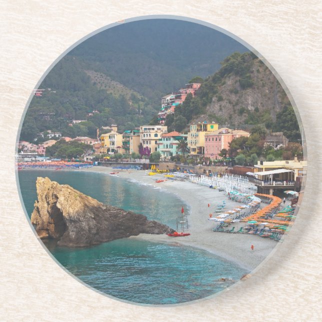 Cinque Terre - Morning Monterosso Beach Coaster (Front)