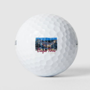 Cinque Terre Riomaggiore Italian Vintage Souvenir Golf Balls