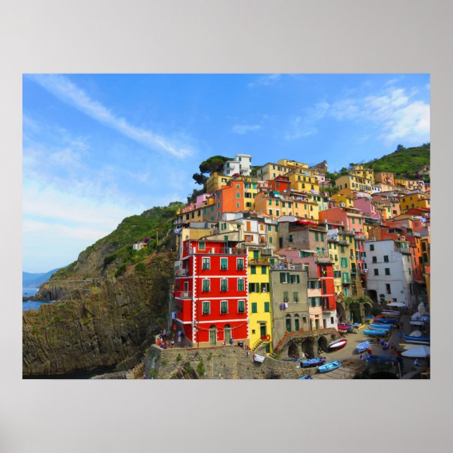 Cinque Terre - Riomaggiore, Italy Poster (Front)