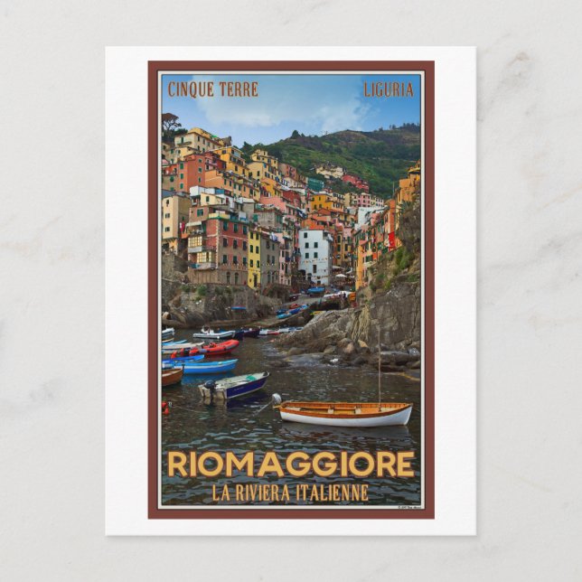 Cinque Terre - Riomaggiore Postcard (Front)
